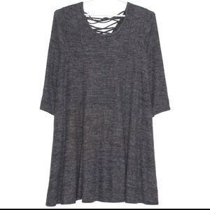 Torrid - Super Soft Sweater Dress with Criss Cross Detail